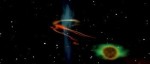 Trou noir prit tout en avalant une planète